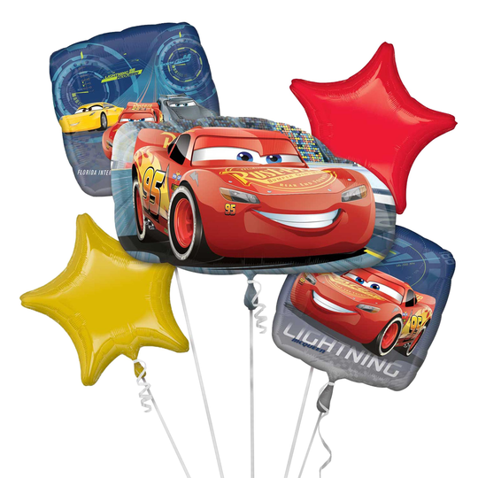 Ilmapallokimppu Autot/Cars 3 - 5-pakkaus