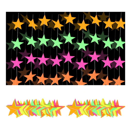 Tähdet UV Neon Viirinauha