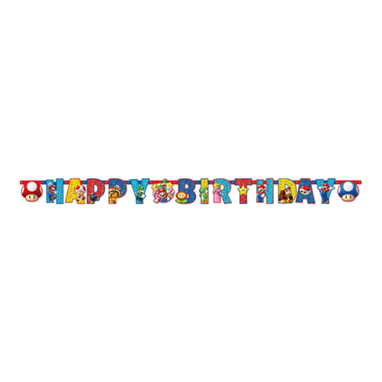 Viirinauha Super Mario Happy Birthday