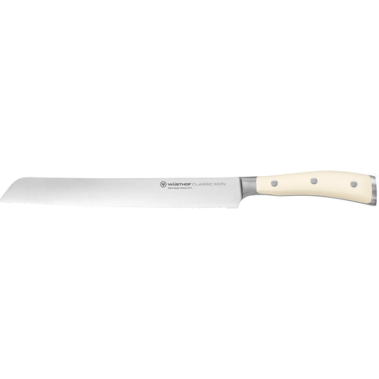 Wüsthof Classic Ikon -leipäveitsi, valkoinen, 23 cm