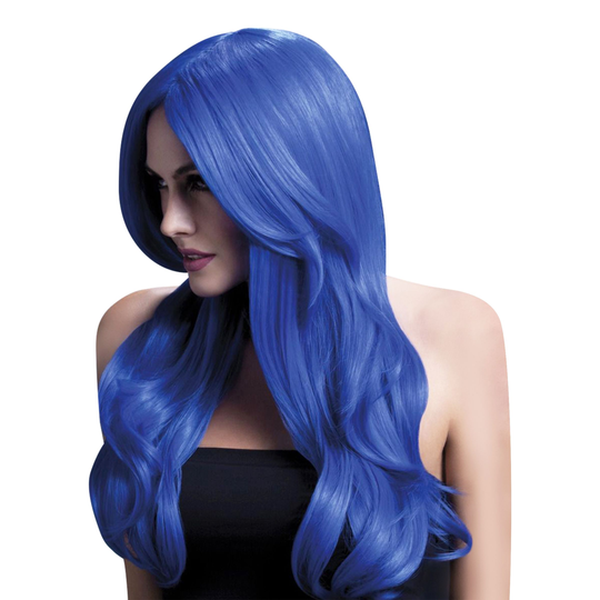 Khloe Peruukki Neon Sininen - One size