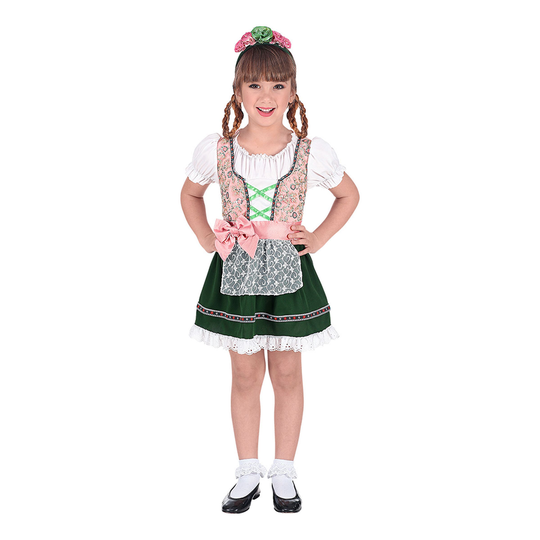 Oktoberfest Mekko Lasten Naamiaisasu - X-Small