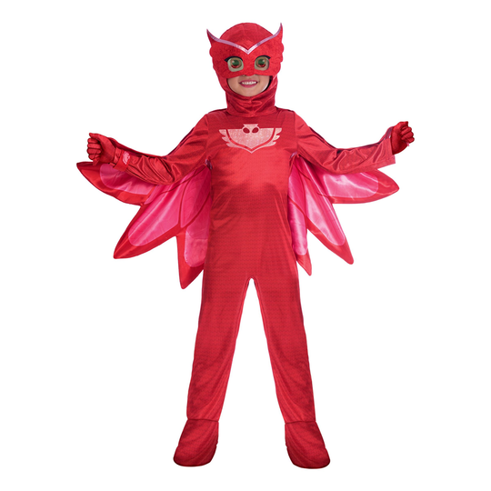 Pyjamasankarit Owlette Lasten Naamiaisasu - X-Small
