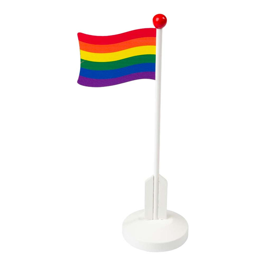 Pöytälippu Puuta Pride Lippu