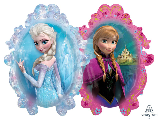 Foliopallo Frozen Kaksipuolinen