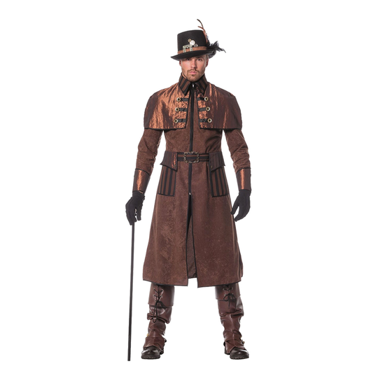 Steampunk Miesten Deluxe Naamiaisasu - Small