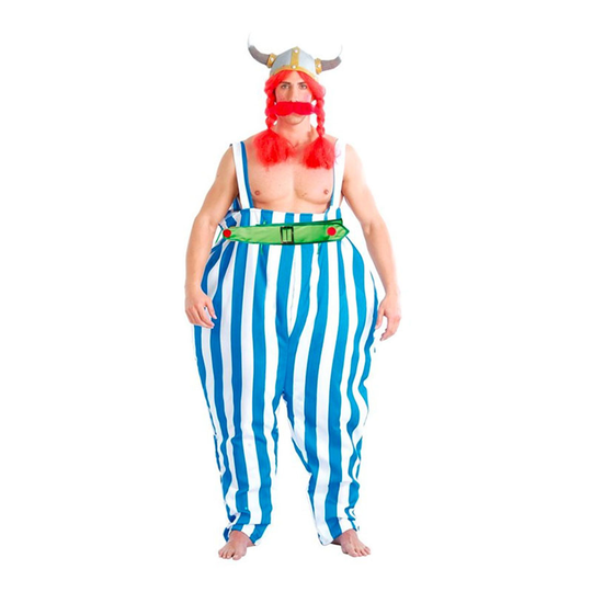 Vahva Gallialainen Mies Naamiaisasu - One size