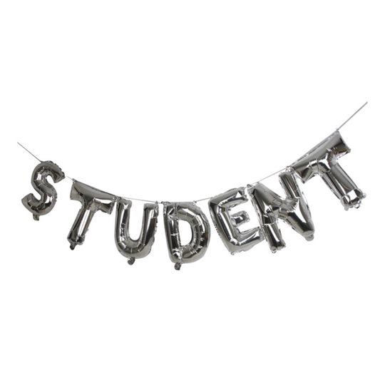 Ilmapalloviirinauha Student Hopea Metallic