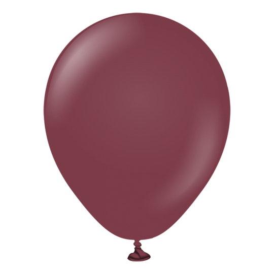 Lateksi-ilmapallot Professional Mini Burgundy - 25-pakkaus