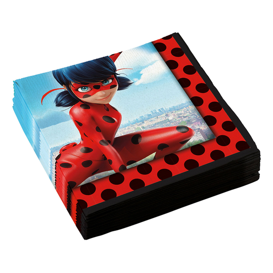 Servietit Miraculous Ladybug - 20-pakkaus