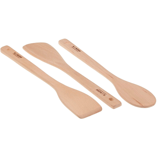 Alessi Puinen keittiövälinesetti, 3 kpl
