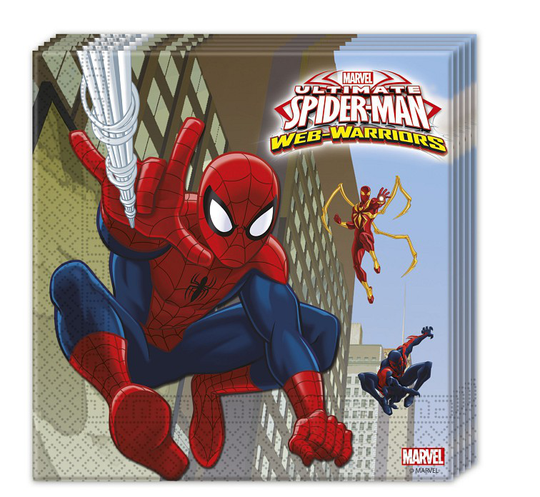 Lautasliinat, Spiderman, 20kpl
