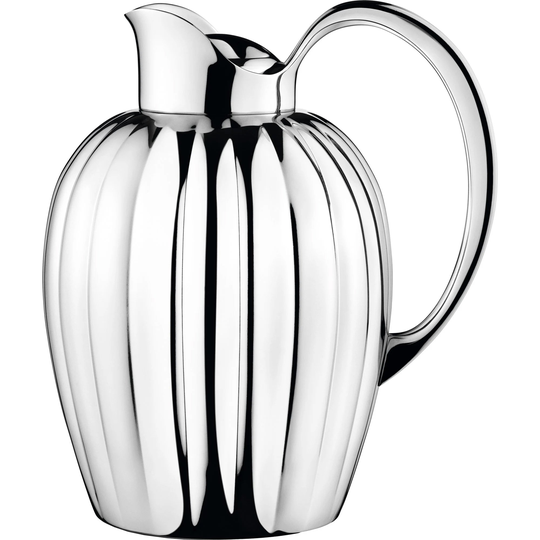 Georg Jensen Bernadotte-termoskannu, 1 L hopea