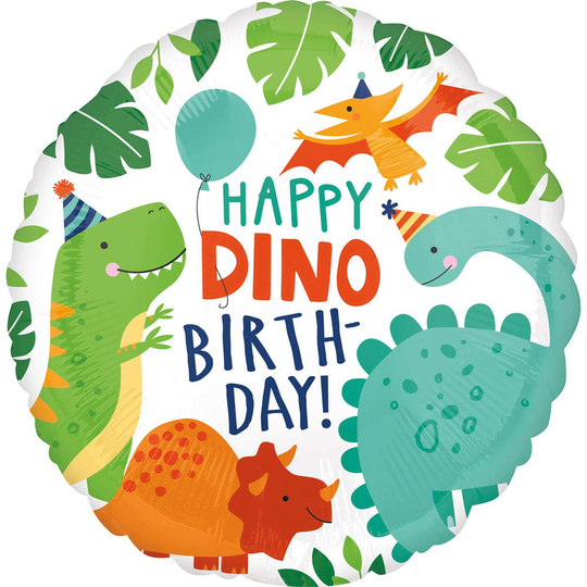 Foliopallo, Happy Dino, 43cm