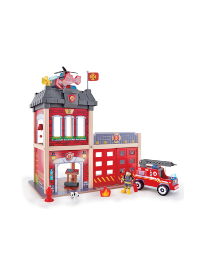 Hape puinen paloasema, paloauto & palohelikopteri