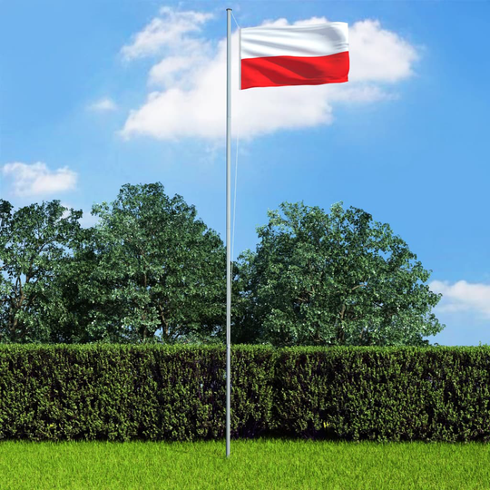 vidaXL Puolan lippu 90x150 cm