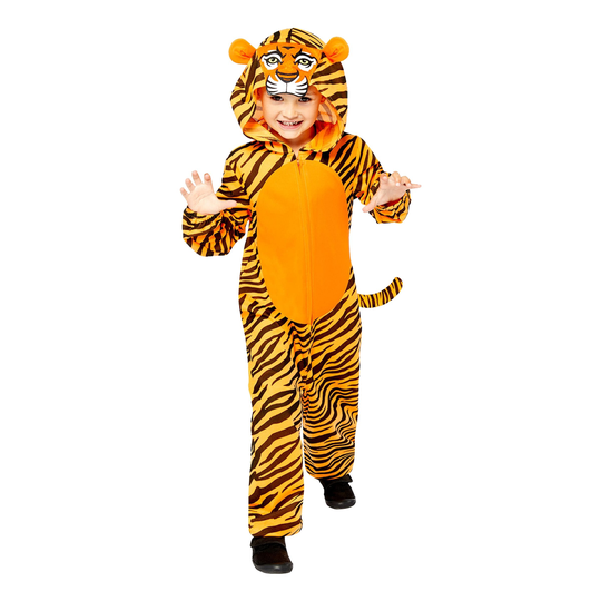Tiikeri Onesie Lasten Naamiaisasu - Large