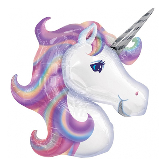 Folioilmapallo Unicorn Pää