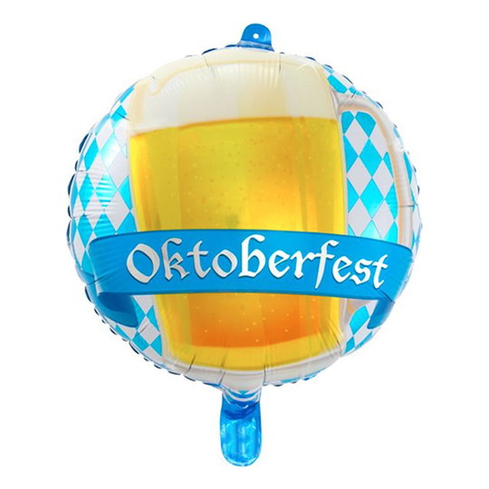 Folioilmapallo Pyöreä Oktoberfest Olutlasi