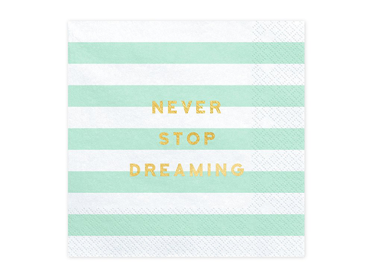 Lautasliinat Minttu, Never Stop Dreaming