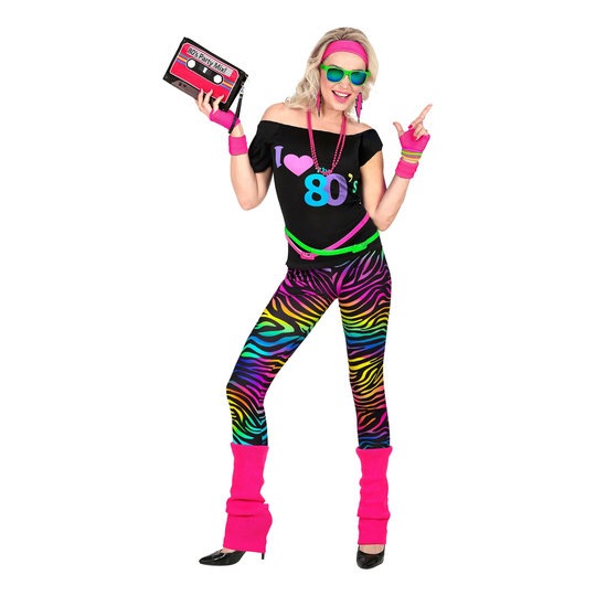 I Love 80s Naamiaisasu - Large