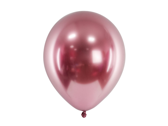 Chrome ilmapallot - Ruusukulta, 30cm, 50kpl