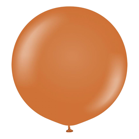 Lateksi-ilmapallot Professional Supersuuret Caramel Brown - 2-pakkaus