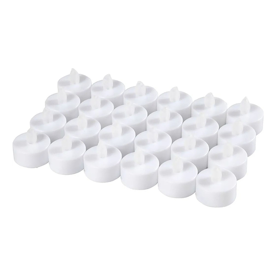 LED Lämpökynttilät Valkoinen - 24-pakkaus