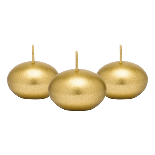 Kelluva Kynttilä Kulta Metallic - 50-pakkaus