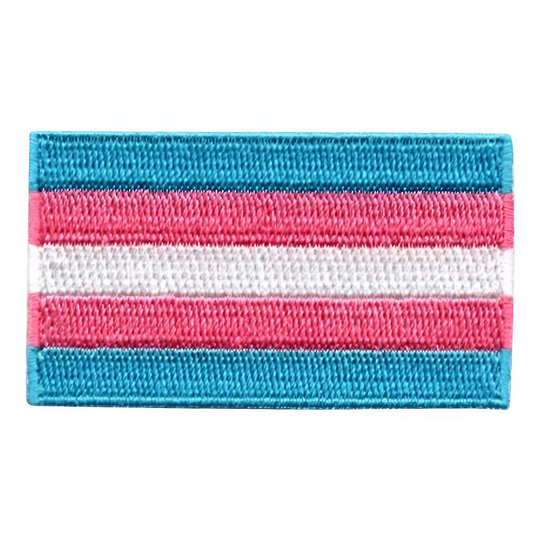 Kangasmerkki Lippu Pride Transgender - Keskikoko