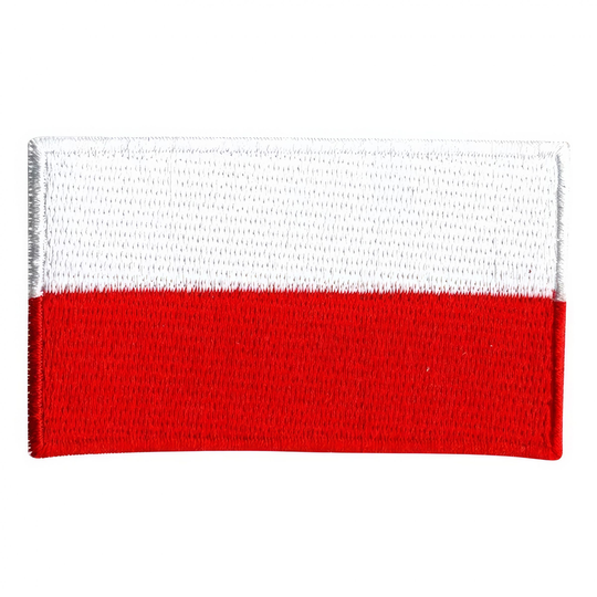 Kangasmerkki Lippu Puola/Indonesia/Monaco