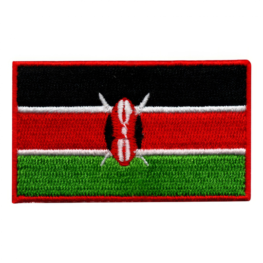 Kangasmerkki Kenian Lippu
