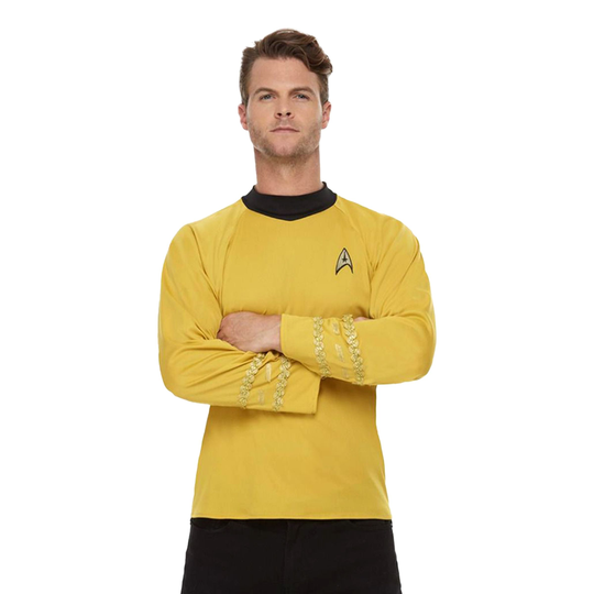 Star Trek Original Pusero Keltainen Naamiaisasu - X-Large