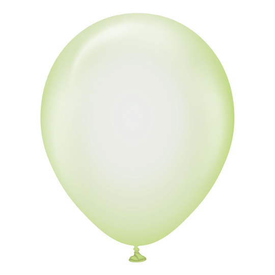 Lateksi-ilmapallot Professional Vihreät Pure Crystal - 100-pakkaus