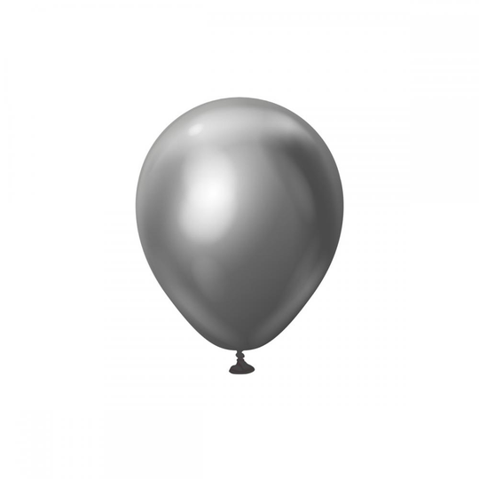 Ilmapallot - Chrome Space Grey, 13cm, 25kpl