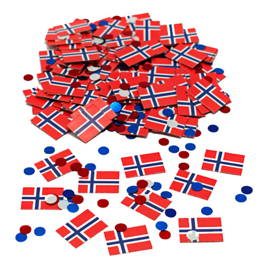 Konfetti Norjan Lippu