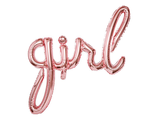 Foliopallo - girl -Ruusukulta