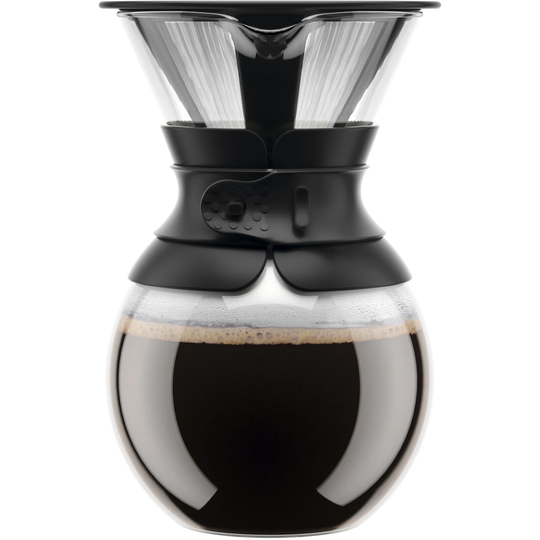 Bodum POUR OVER -kahvinkeitin suodattimella 1,0 l – musta