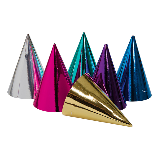 Juhlahatut Metallic Moniväriset - 6-pakkaus