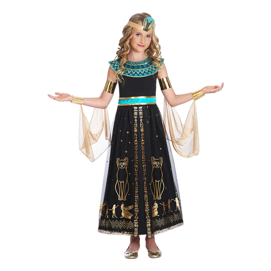Musta Cleopatra Lasten Naamiaisasu - XX-Large