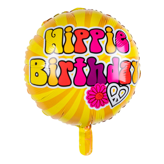 Folioilmapallo Hippie Birthday - 45 cm