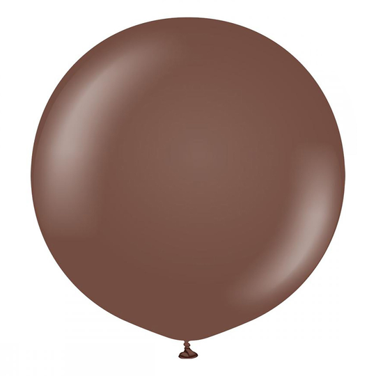 Lateksi-ilmapallot Professional Supersuuret Chocolate Brown - 10-pakkaus
