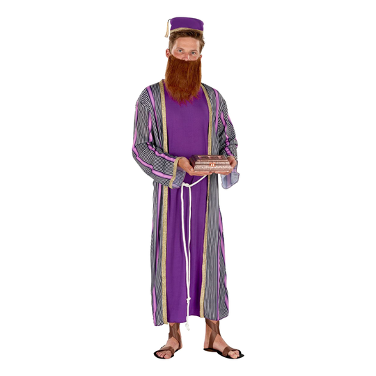Kolme Tietäjää Violetti Naamiaisasu - One size