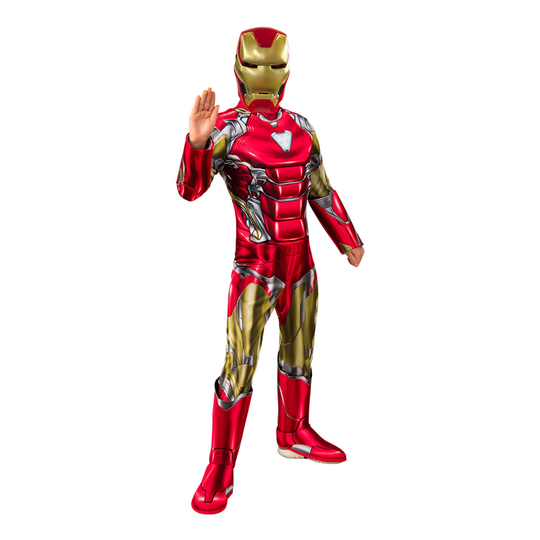 Iron Man Deluxe Lasten Naamiaisasu - Medium