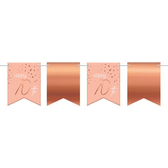 Lippuviirinauha Happy 70th Lush Blush