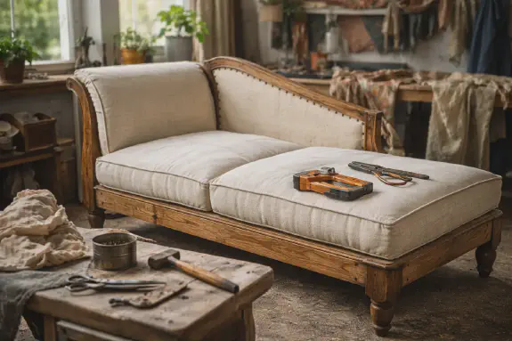 Tee se itse: Vintage-divaanin pelastusoperaatio